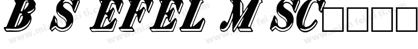 Bank Sans EFEL Med SemCon字体转换